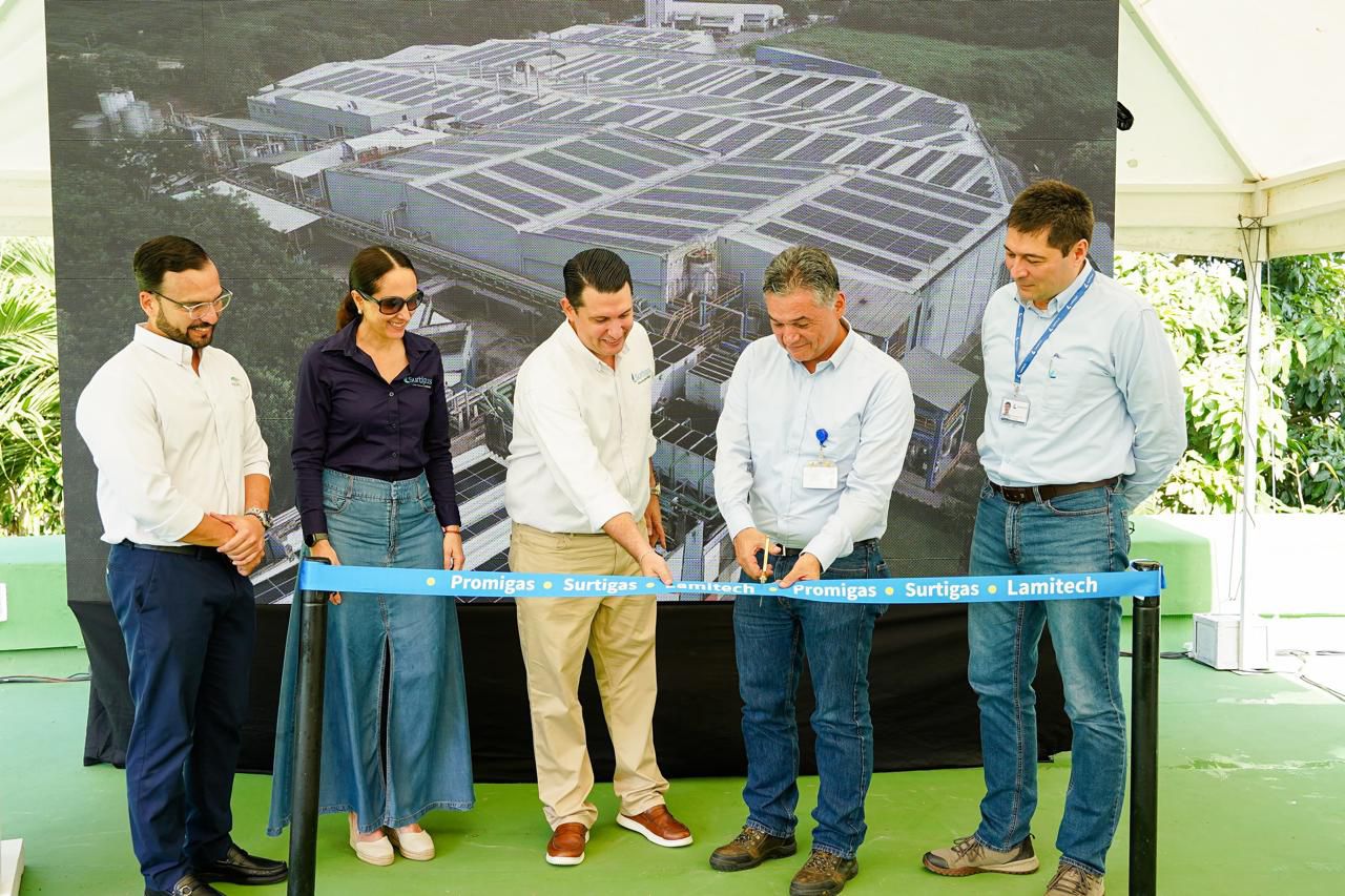 Promigas, Surtigas y Lamitech, inauguran el proyecto de autogeneración solar fotovoltaica